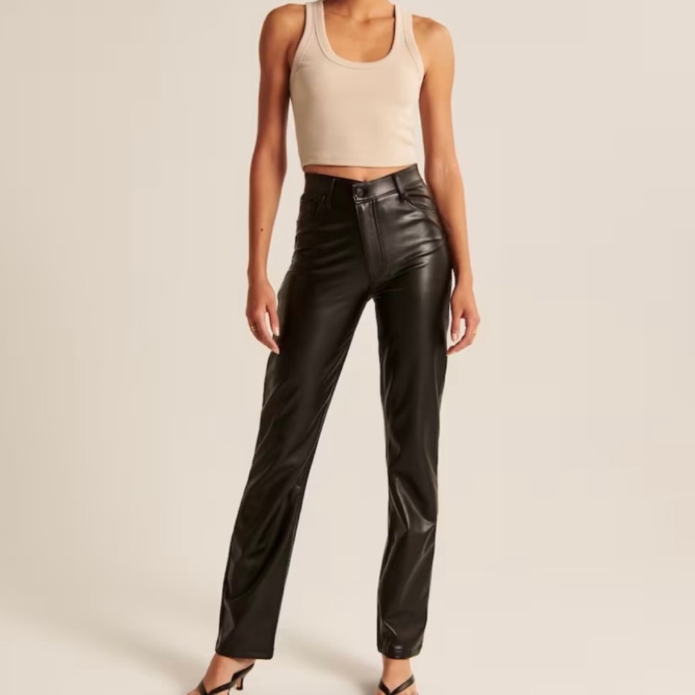 ✨MOVING SALE✨Abercrombie Leather Pants
